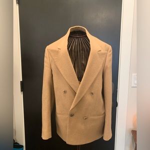 Burberry’s Camel Double Breasted Blazer